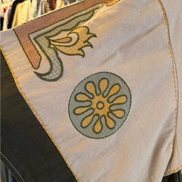 Floral Embroidered Mini Dress - Picture 2 of 4